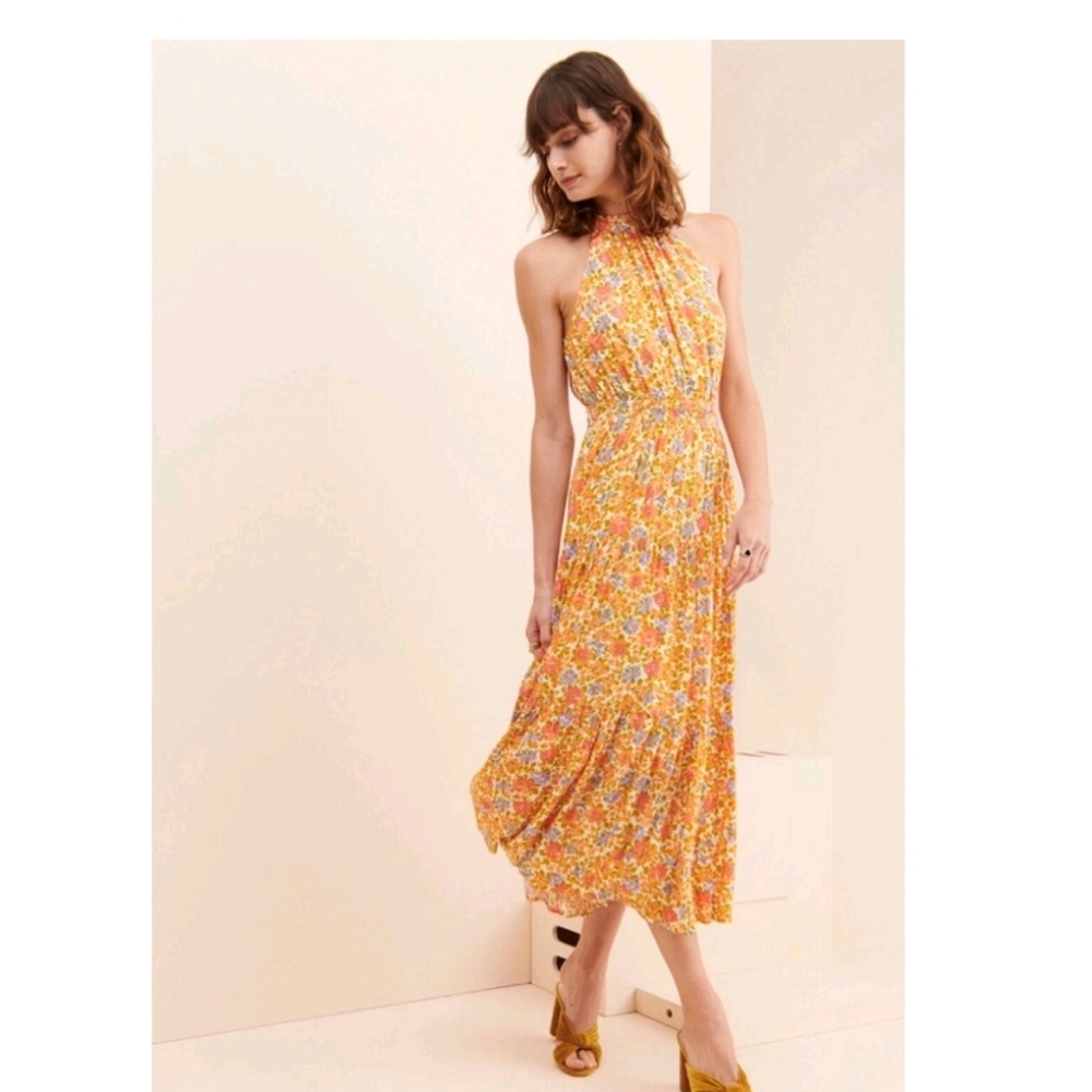 Lost + Wander Floral Halter Dress - Picture 3 of 10